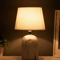 Лампа настольная &laquo;Глим&raquo; E14, 1х40Вт, белый/золотой, RISALUX