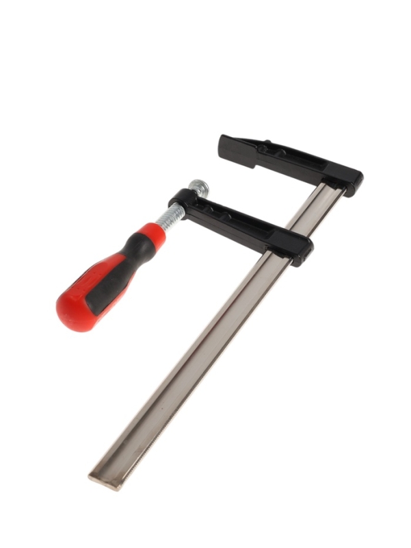 Струбцина F-образная усиленная ТУНДРА, тавровый профиль, 2К рукоятка, 300 х 80 х 380 мм Струбцина F-образная усиленная ТУНДРА, тавровый профиль, 2К рукоятка, 300 х 80 х 380 мм