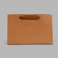 Пакет подарочный с широким дном 20&times;14&times;13.2 см, крафт
