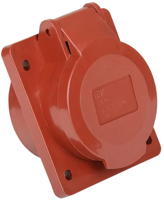 Розетка встраиваемая ССИ-415 3P+PE+N 16А 380В IP44 IEK