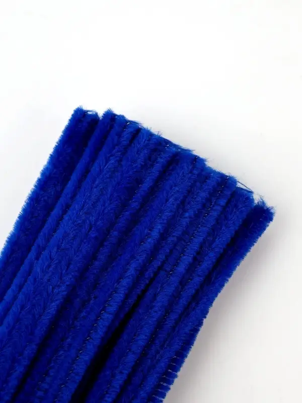 Синельная проволока набор 50 шт., синяя, 30 см