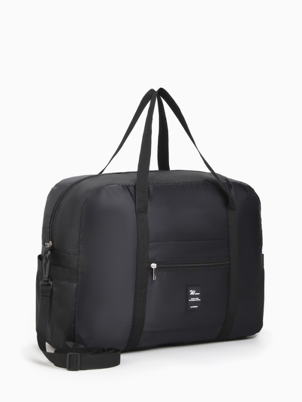 Сумка дорожная на молнии, чёрная