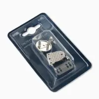 Застёжка для сумки TEIRA, металлическая, 11.9 г, 2.7×2 см, цвет серебряный