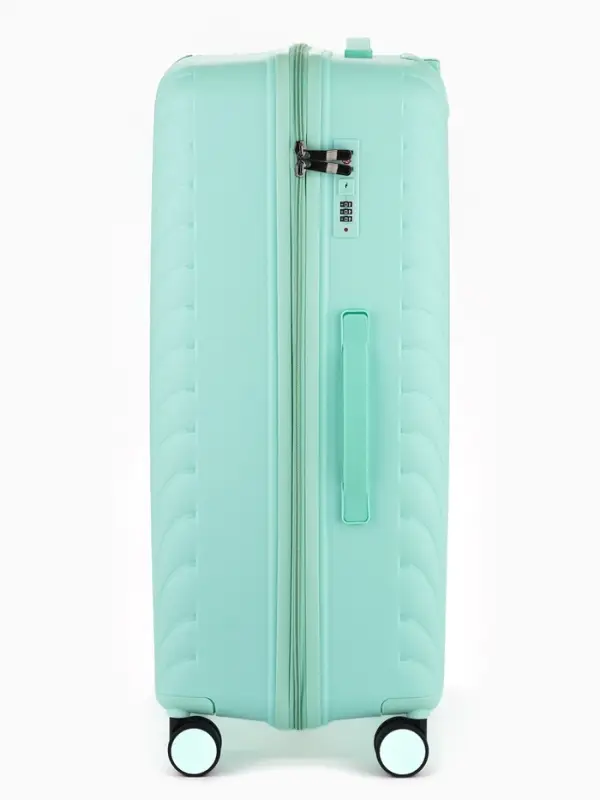 Чемодан на колёсах, 28", кодовый замок, 47&times;28&times;75 см, зелёный