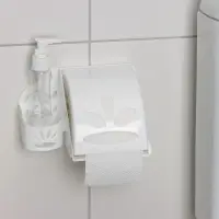 Держатель для туалетной бумаги и освежителя воздуха Альтернатива, пластик, 17.5&times;13&times;11.5 см, МИКС