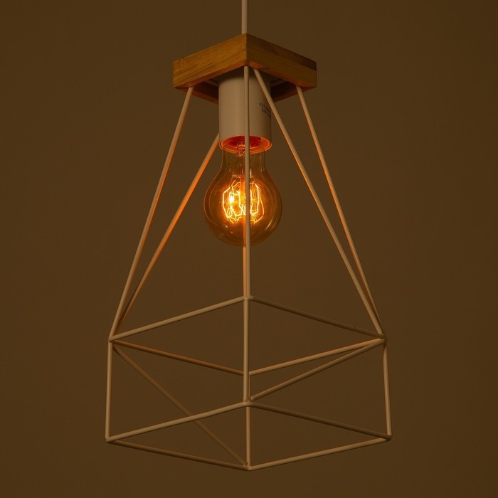 Светильник BayerLux "Дженаз" Е27 40Вт белый 15х15х32-130 см