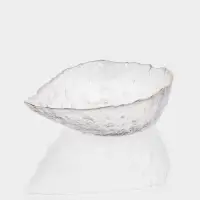 Салатник &laquo;Ракушка&raquo;, 930 мл, 23.5&times;17.5&times;7 см, фигурный, стекло, прозрачный