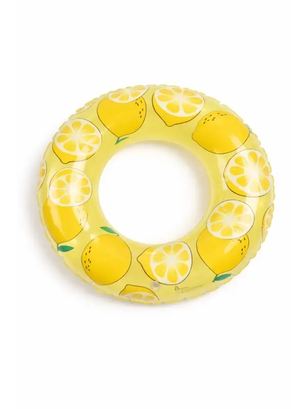 Круг для плавания &laquo;Лимон&raquo;, надувной, d=65 см, от 3 лет, жёлтый