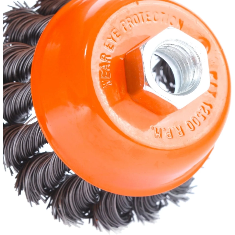 Корщетка для УШМ EDGE by PATRIOT d75мм, М14, чашка витая (813010006)