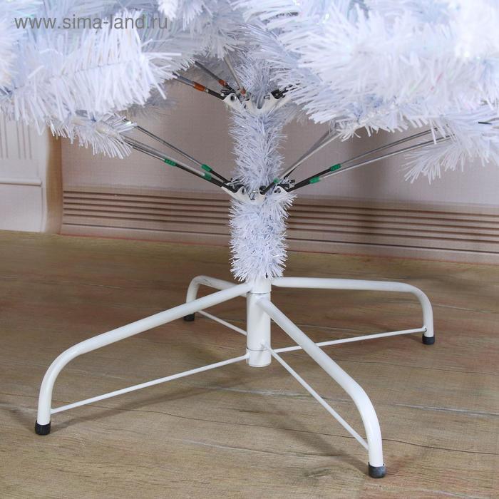 Ёлка Ёлка "Элит белый перелив" 210 см d нижнего яруса 143 см 1356 веток