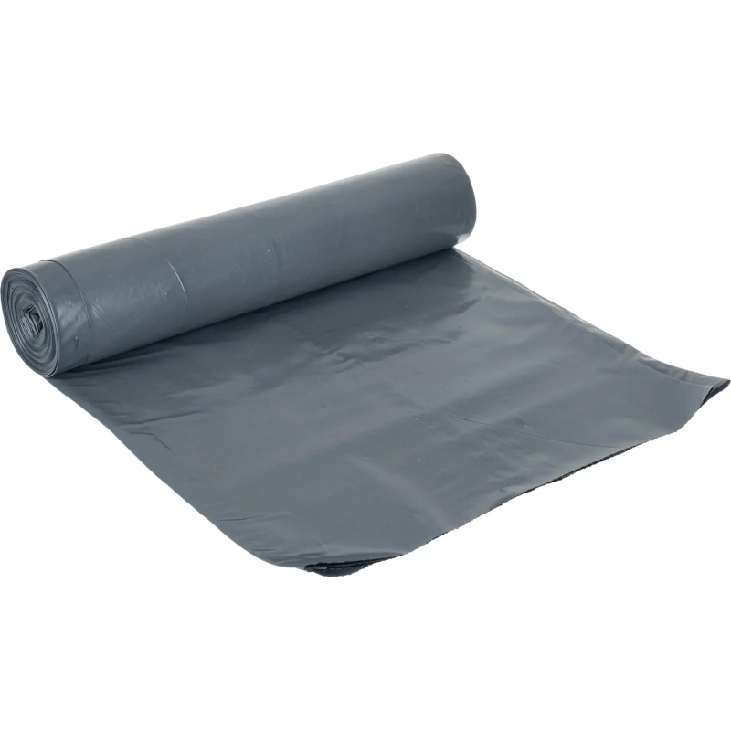 Мешки для мусора ПВД 300л 80мкм 5шт/рул серые 105х150см Титан