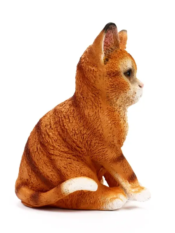 Садовая фигура из полистоуна &laquo;Полосатый Котёнок&raquo;, 20&times;14&times;12 см