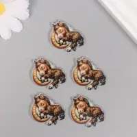 Декор для творчества акрил "Лошадка в пижамке сладко спит" 2,5х3,4х0,2 см Декор для творчества акрил "Лошадка в пижамке сладко спит" 2,5х3,4х0,2 см