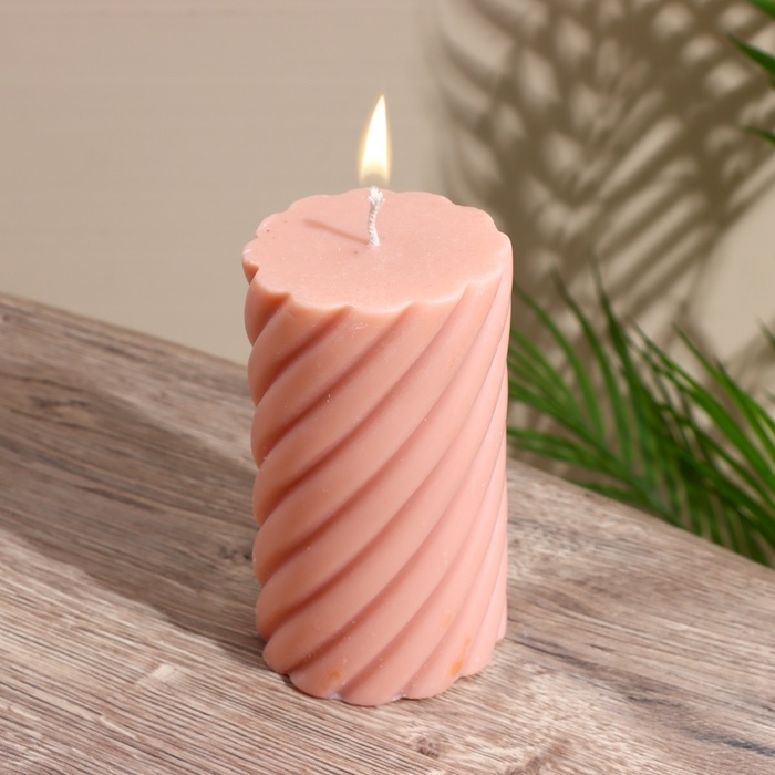 Свеча  Свеча "Столб" 7,5х7,5х15 см, соевый воск, микс