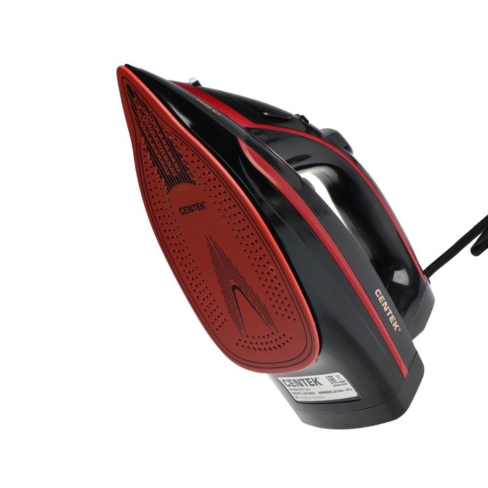 Утюг Centek CT-2311, 3000 Вт, 450мл, керамика, капля-стоп, антинакипь, самоочистка, красный Утюг Centek CT-2311, 3000 Вт, 450мл, керамика, капля-стоп, антинакипь, самоочистка, красный
