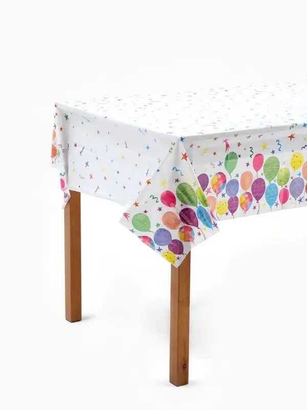 Скатерть одноразовая, Воздушные шары, 120*180 см, 1 шт.