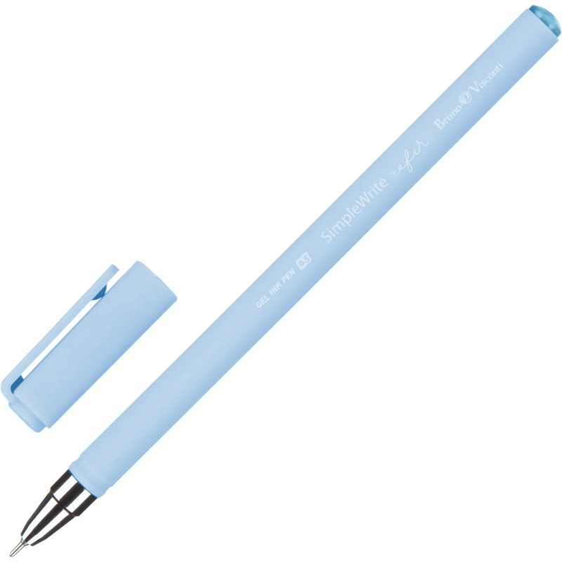 Ручка гелевая неавтомат. SimpleWrite ZEFIR 0,5мм черная,в асс 20-0294