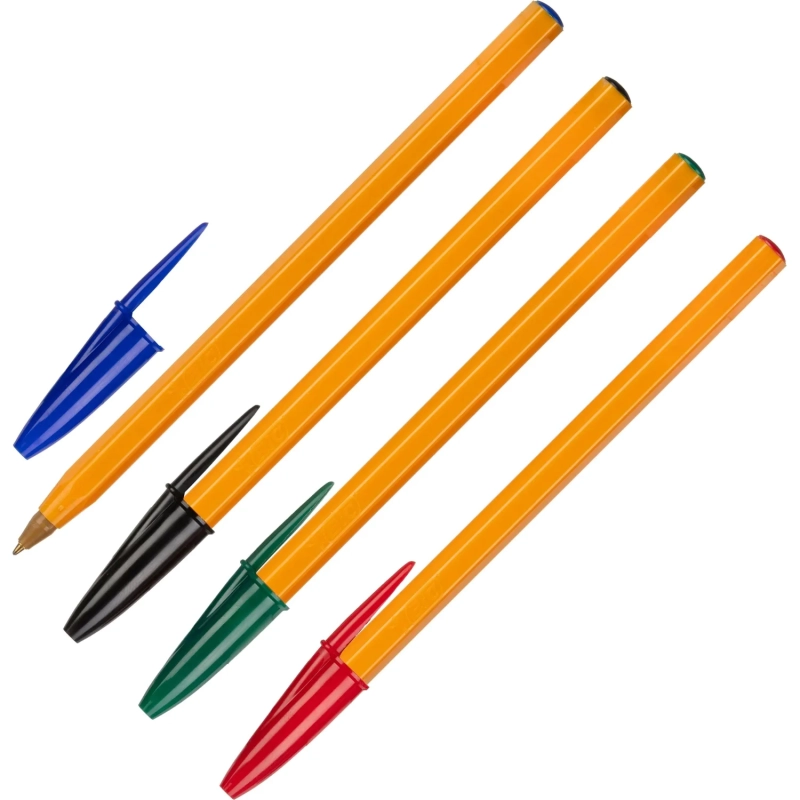 Набор шариковых ручек неавт. BIC ORANGE набор 4цв асс 8308541/516337Франция