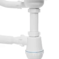 Сифон для мойки ZEIN, 3 1/2&rsquo;&rsquo;*40мм, круглый перелив, с гофротрубой 40/50 мм