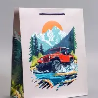 Пакет подарочный ламинированный &laquo;Путь сильных&raquo;, 26&times;12&times;32 см