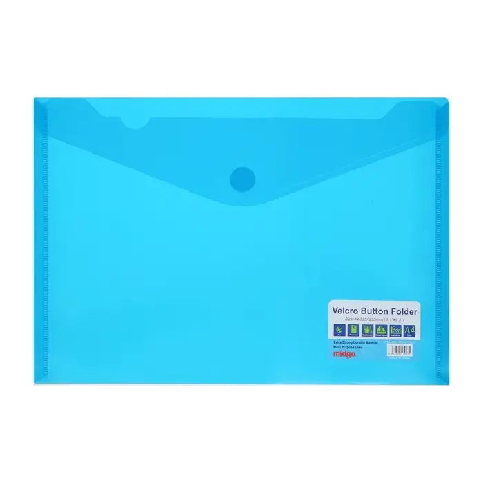 Папка А4, на липучке, горизонтальная, МИКС