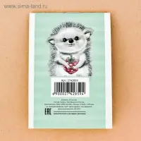 Блокнот в клетку "Чудо рядом", на скрепке, А7, 16 листов