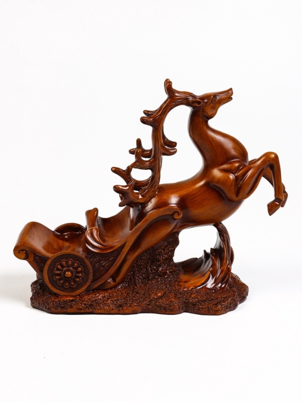 Подставка для бутылки  Подставка для бутылки "Олень" под дерево, 17.12.28см