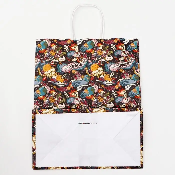 Пакет крафт «Космос», 22×12×27 см Пакет крафт «Космос», 22×12×27 см