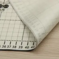 Коврик для выпечки и раскатки теста с разметкой, армированный, силикон, 60&times;50 см, чёрный