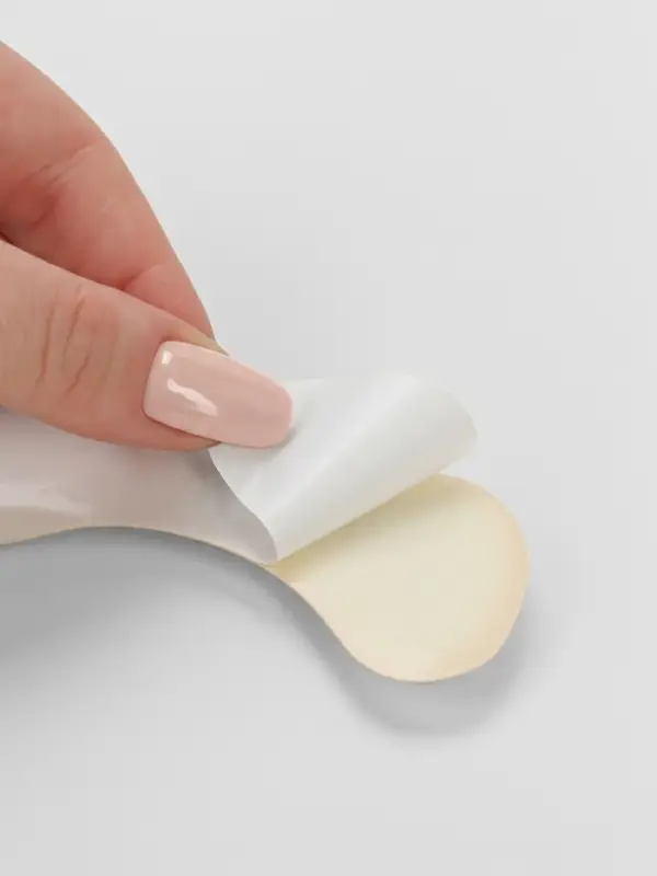 Пяткоудерживатели для обуви, на клеевой основе, 9&times;4.5 см, пара, бежевые