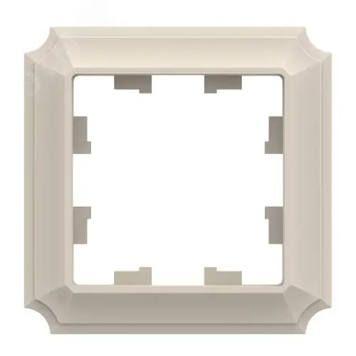 ATLASDESIGN ANTIQUE 1-постовая рамка, БЕЖЕВЫЙ