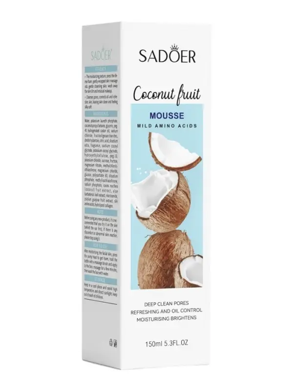 Пенка для умывания с экстрактом кокоса, 150 мл