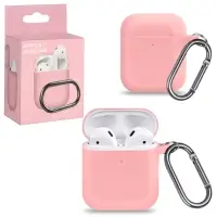 Чехол APods 1/2 с карабином №3 pink