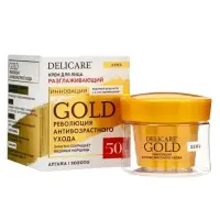 Крем для лица дневной Delicare Gold, 50+, 50 мл