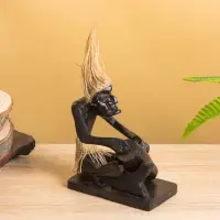Сувенир &laquo;Абориген музыкант&raquo;, 12&times;8&times;14 см, дерево