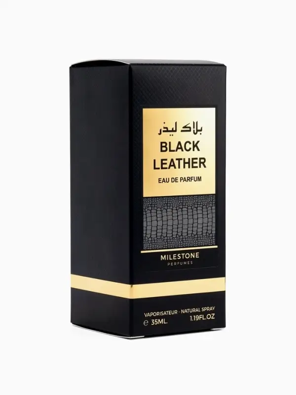 Парфюмерная вода унисекс Milestone BLACK LEATHER, 35 мл (по мотивам Tom Ford Black Lacquer)