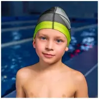 Шапочка для плавания детская ONLITOP Swim, тканевая, обхват 46-52 см