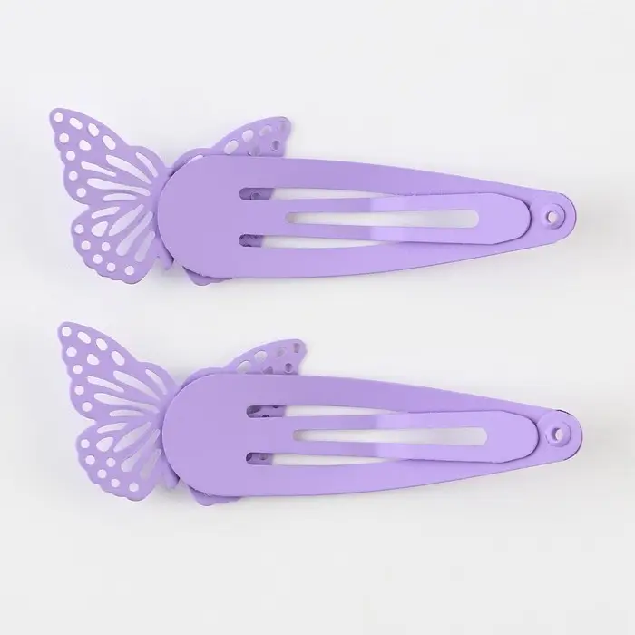 Заколки для волос с бабочками «Самой нежной», 2 шт. Заколки для волос с бабочками «Самой нежной», 2 шт.