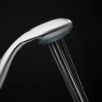 Лейка для душа ZEIN Z0301, 3 режима, средняя, пластик, хром