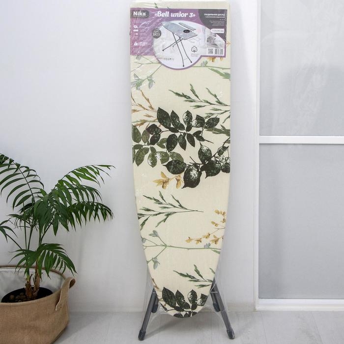 Доска гладильная Nika «Белль-Юниор 3», 111×34 см, два положения высоты 70, 80 см, микс