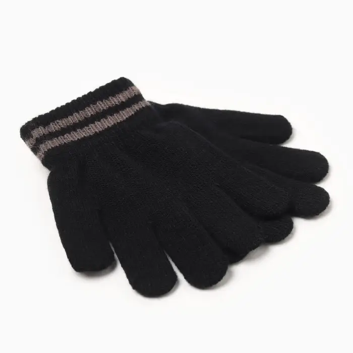 Перчатки детские MINAKU, цвет черный, 13 см