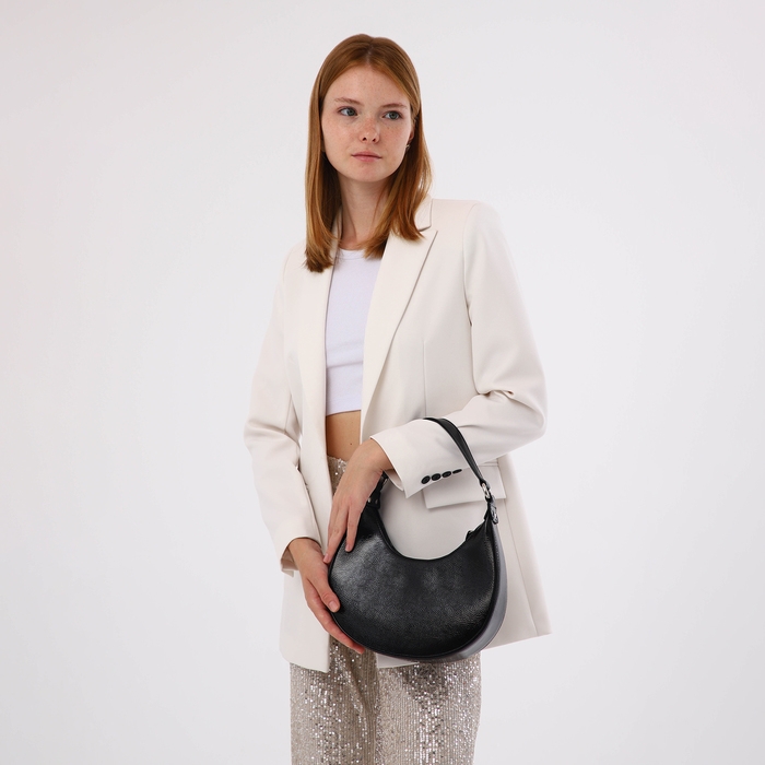 Сумка женская на молнии, цвет чёрный Сумка женская на молнии, цвет чёрный