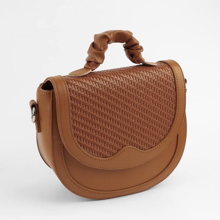 Ручка для сумки, пришивная, 18 × 3,5 см, цвет терракотовый Ручка для сумки, пришивная, 18 × 3,5 см, цвет терракотовый