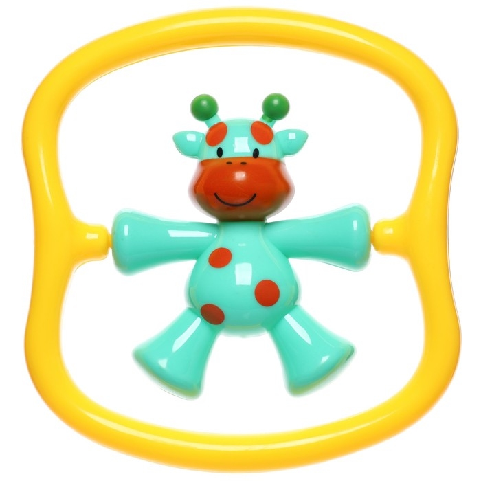 Погремушка «Жирафик» цвет бирюзовый, Крошка Я Погремушка «Жирафик» цвет бирюзовый, Крошка Я