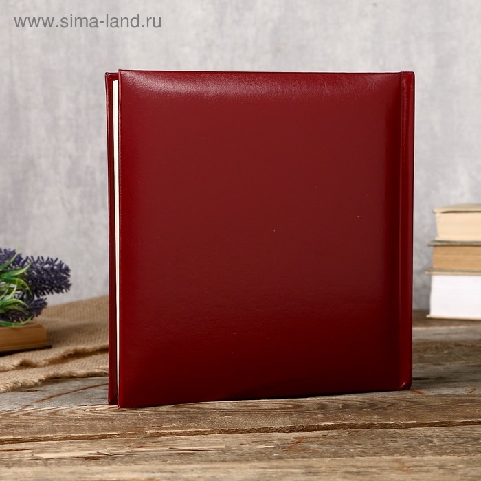 Фотоальбом Fotografia на 200 фото, 10x15 см., Фотоальбом Fotografia на 200 фото, 10x15 см., "Классика" красный