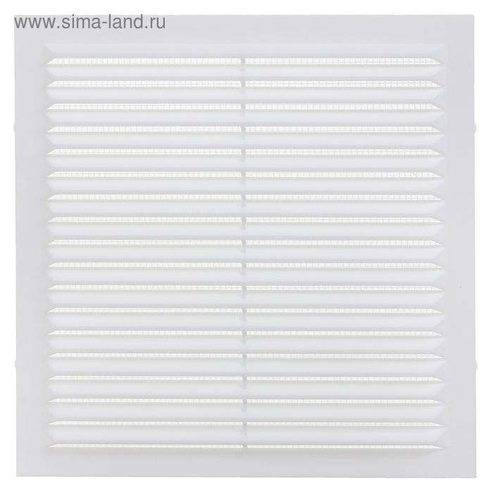 Решетка вентиляционная ERA 1919 С, 194х194 мм, с сеткой, неразъемная