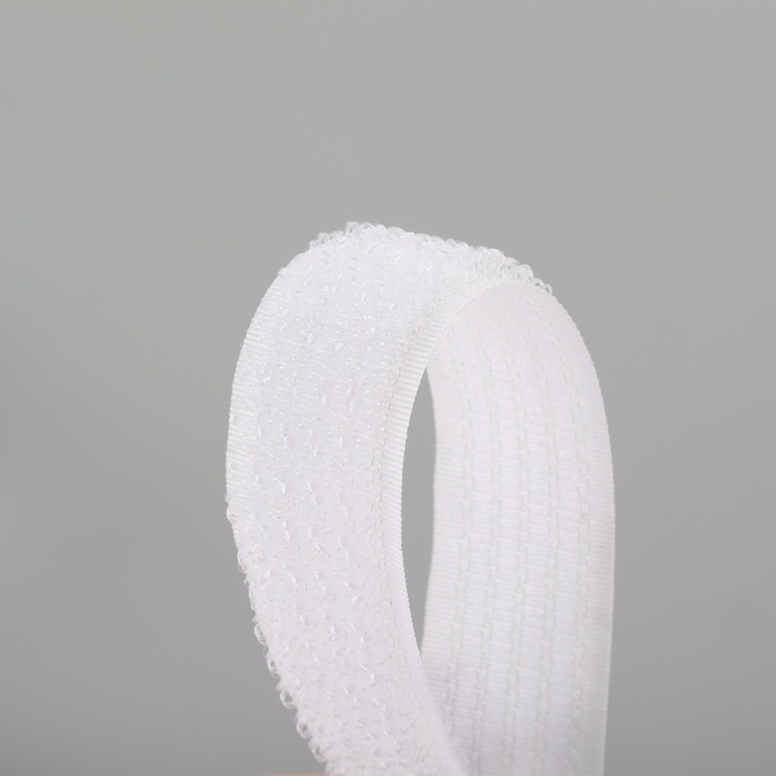 Липучка гибридная, 20 мм × 25 ± 1 м, цвет белый Липучка гибридная, 20 мм × 25 ± 1 м, цвет белый