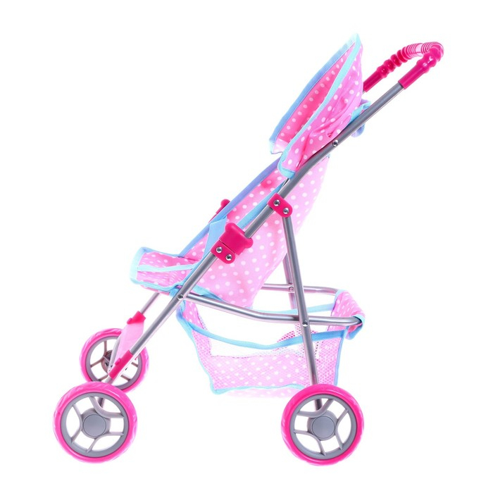 Коляска для кукол летняя, с крышей, металлический каркас Коляска для кукол летняя, с крышей, металлический каркас