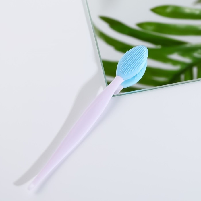 Массажер, щёточка для очищения пор «Время думать о себе», 14,5 х 1,8 см Массажер, щёточка для очищения пор «Время думать о себе», 14,5 х 1,8 см