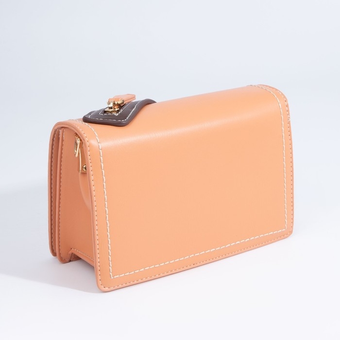 Сумка-мессенджер на магните, цвет персиковый Сумка-мессенджер на магните, цвет персиковый